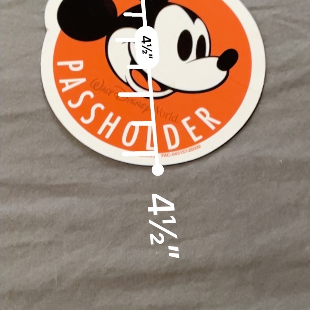 NEW Disney Pass Holder Mickey Mouse Magnet - Picture 4 of 4